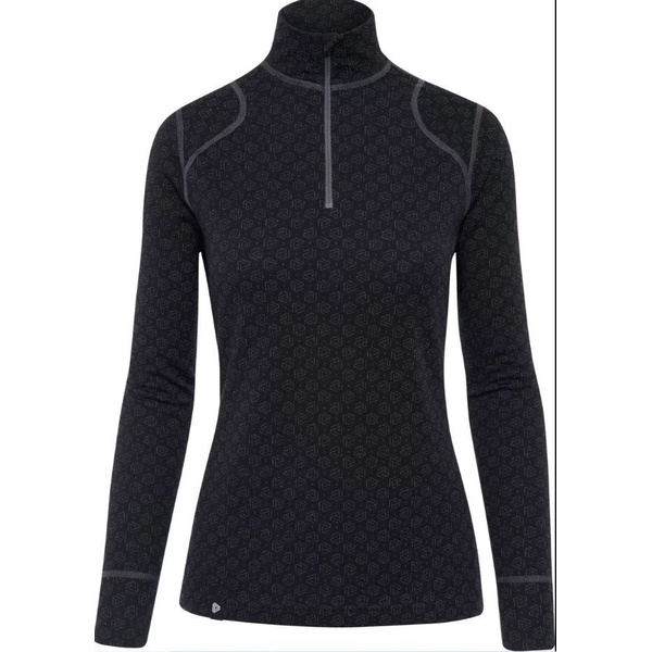 Thermowave mot. Merino Xtreme Long Sleeve Zippered Black