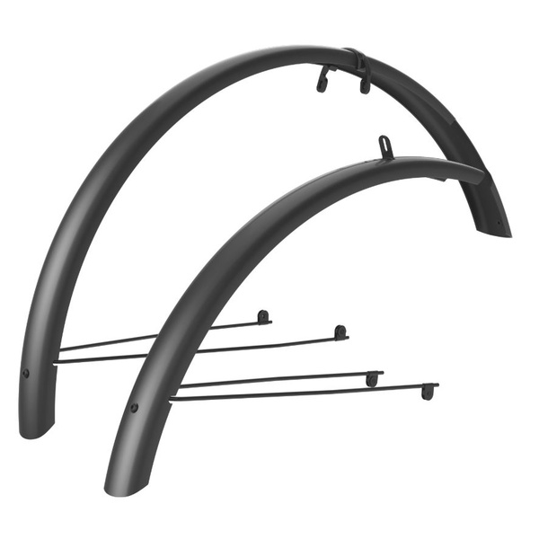 Purvasaugiai Syncros Road gravel fender set for AL/CB black 700C 