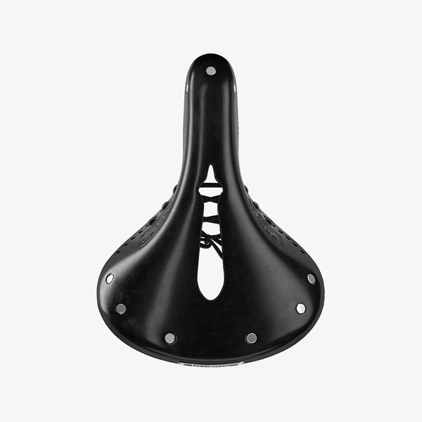 Brooks saddle B17 carved short black