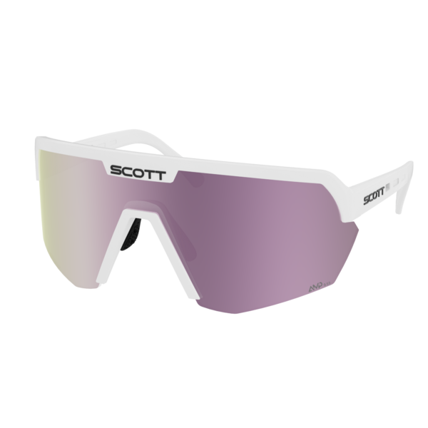 Scott Sport Shield Sunglasses white matt/AMP lavender chrome S3