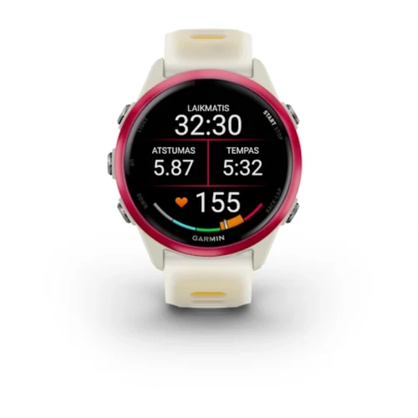 Garmin Forerunner 570 - 42mm i&scaron;manusis sportinis laikrodis (Rožinės / Kreminės spalvos)