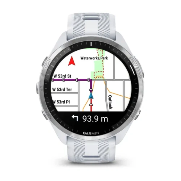 Garmin Forerunner 965 i&scaron;manusis sportinis laikrodis (Whitestone)