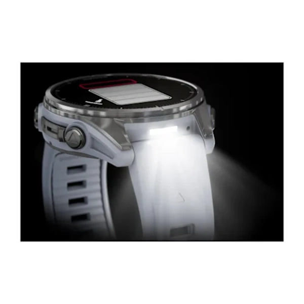 Garmin fēnix 8 43 mm AMOLED i&scaron;manusis sportinis laikrodis (Sidabrinės spalvos)