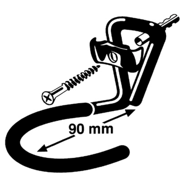 Fischerwerke wall-mounted bicycle rack