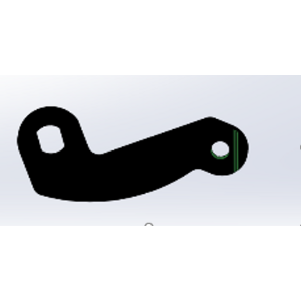 Front drum brake lever for e-scooter Inokim Quick4 LJLCLS0600