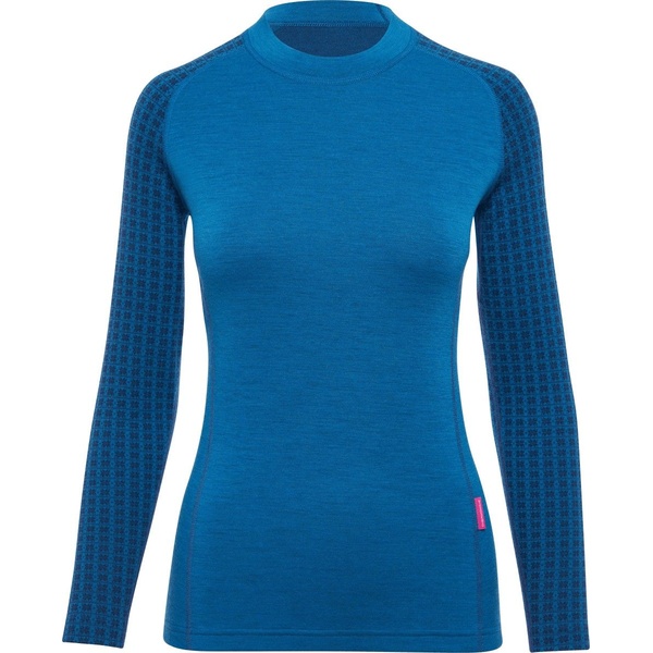 Thermowave mot. Merino Xtreme long sleeve blue