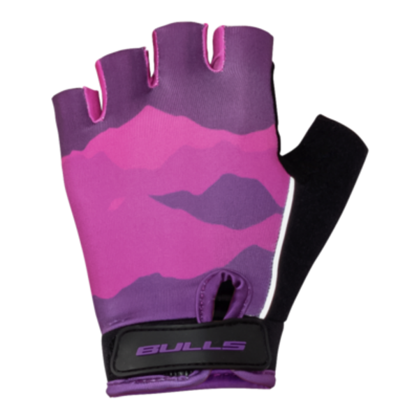 Bulls Montania gloves for kids black/pink