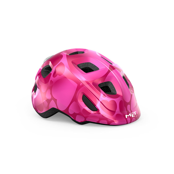 Helmet MET HOORAY Pink Hearts Glossy S 52-56 cm