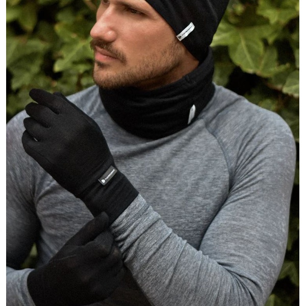 Pi&scaron;tinės Thermowave Merino unisex juodos 