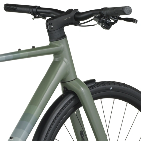 Dviratis 28  SCOTT METRIX 30 EQ alloy silver/wenge green Scott