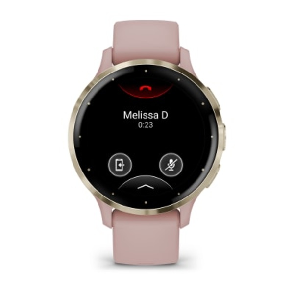 Garmin Venu&reg; 3S i&scaron;manusis sportinis laikrodis (&Scaron;viesaus aukso / Pilkai rausvos spalvos)