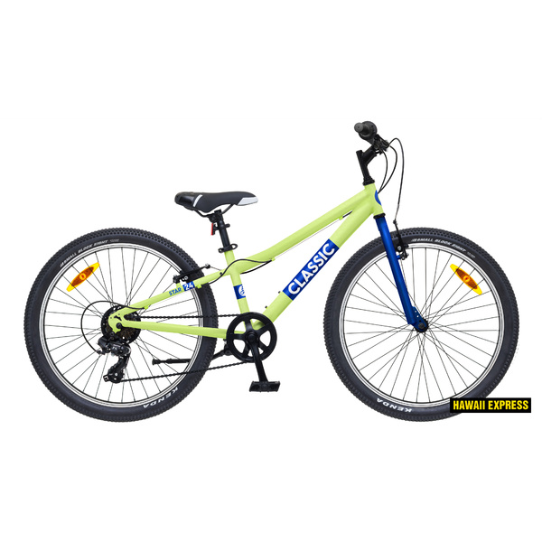 Dviratis 24  Classic STAR 24 7s BOY green