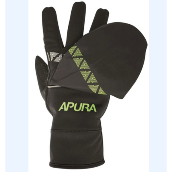 Apura Convertibel unisex gloves black