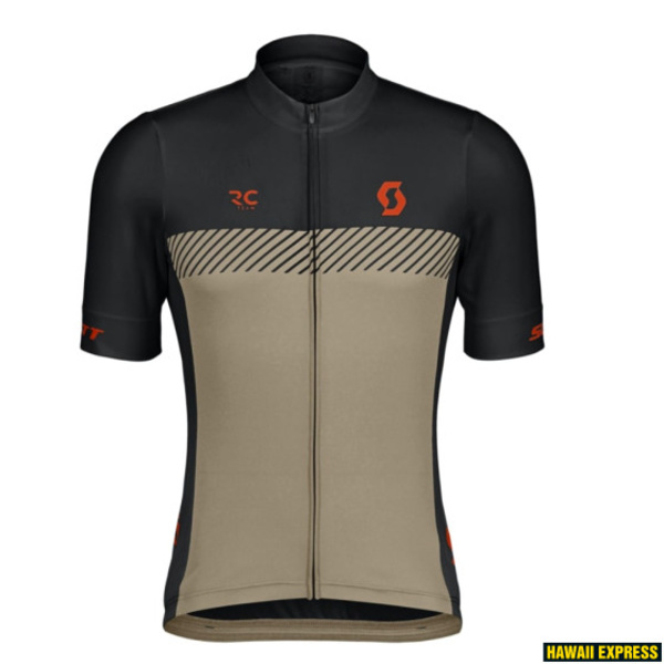 Mar&scaron;kinėliai vyr. trumpom rankovėm Scott RC Team SS mars red/toast beige