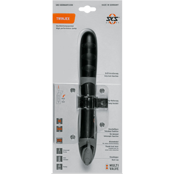 SKS TWINJEX Mini Pump with telescope function