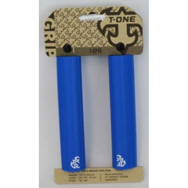 T-One Silicon Deja Vu blue handles