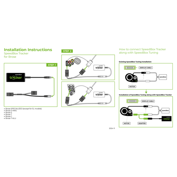 Priedas elektriniam dviračiui SpeedBox Tracker for Brose/Specialized