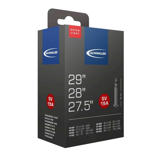 Kamera Schwalbe 27,5 /28 /29  Zoll 40/62-584/635 EXTRA LIGHT