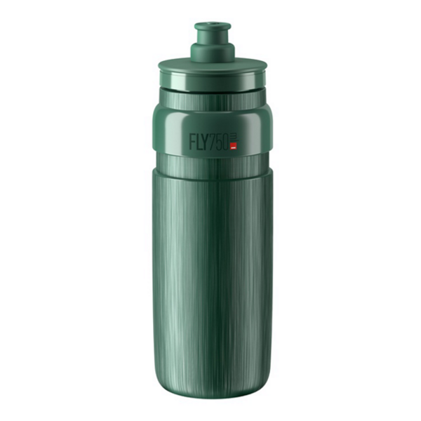 Bottle Elite FLY TEX Dark Green, Grey Logo 750ml