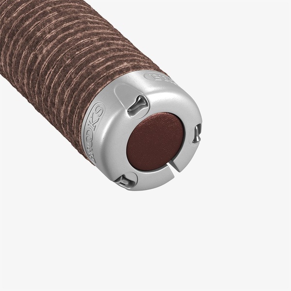 Brooks suede leather grips 130/130 Brown