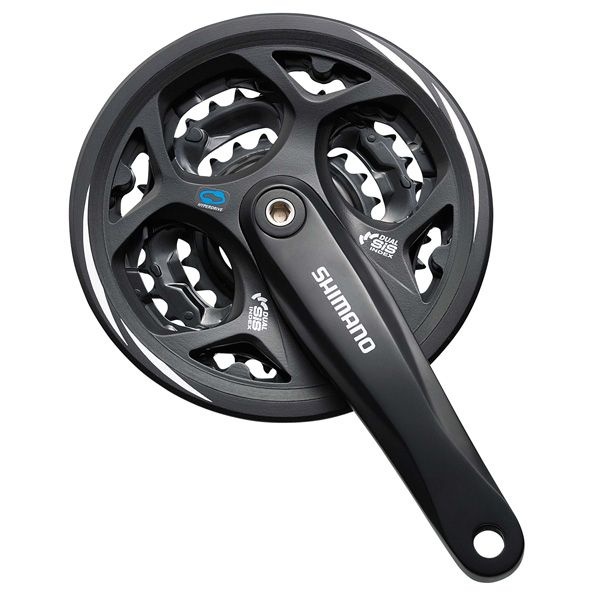 Shimano 7/8-speed Black FC-M311 42/32/22T 175mm