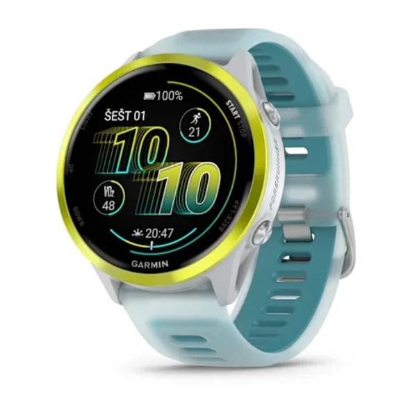 Garmin Forerunner 570 - 47mm i&scaron;manusis sportinis laikrodis (Ry&scaron;kiai geltonos spalvos)