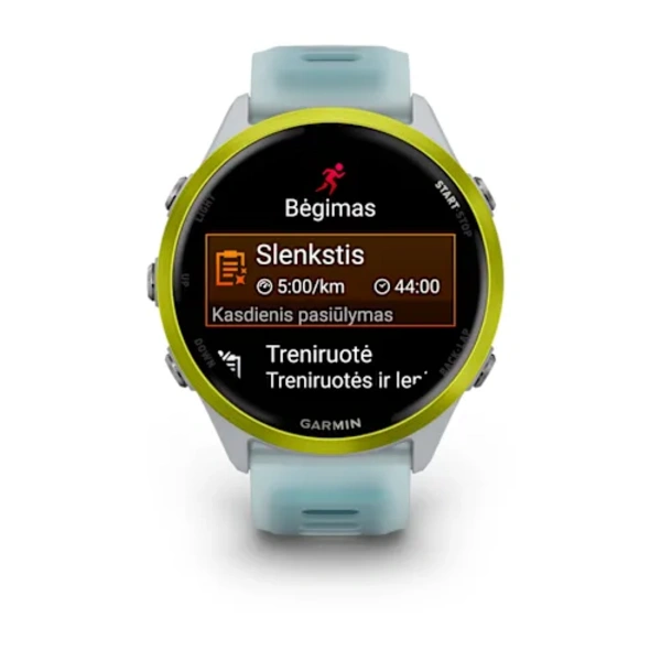 Garmin Forerunner 570 - 47mm i&scaron;manusis sportinis laikrodis (Ry&scaron;kiai geltonos spalvos)
