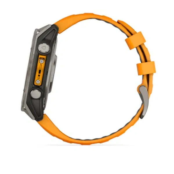 Garmin fenix 8 47mm Sapphire AMOLED i&scaron;manusis sportinis laikrodis (Titano spalvos)