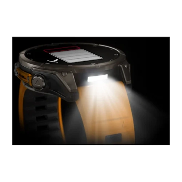 Garmin fenix 8 47mm Sapphire AMOLED i&scaron;manusis sportinis laikrodis (Titano spalvos)