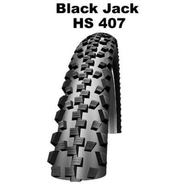 Tyre for bicycle R Black Jack s/s 57-559
