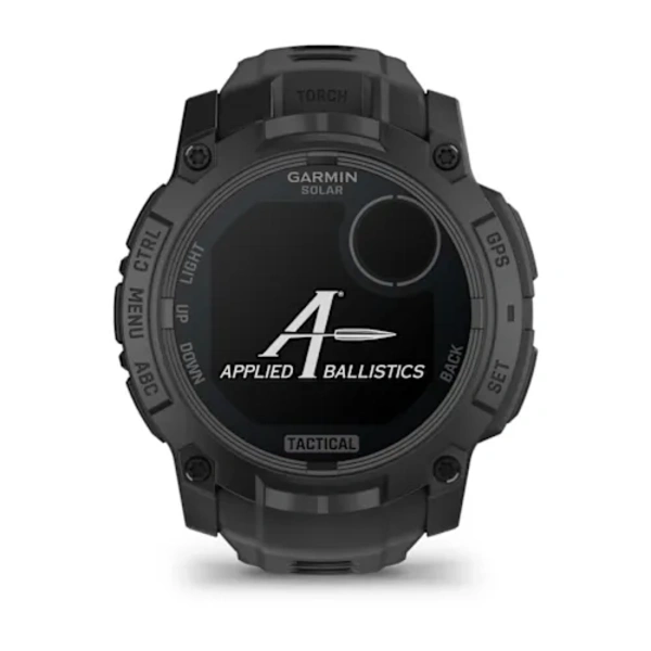 Garmin Instinct&reg; 3 &ndash; 50 mm, Solar, Tactical Edition i&scaron;manusis sportinis laikrodis (Juodos spalvos)