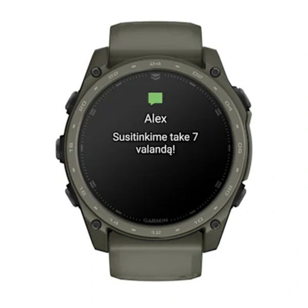 Garmin tactix&reg; 8 &ndash; 51 mm, AMOLED sportinis laikrodis (alyvos žievelės spalvos &bdquo;Cerakote&reg;&ldquo; danga)