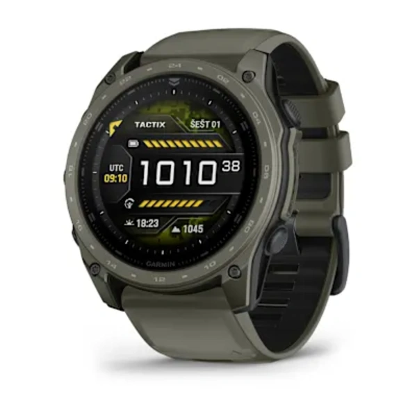 Garmin tactix&reg; 8 &ndash; 51 mm, AMOLED sportinis laikrodis (alyvos žievelės spalvos &bdquo;Cerakote&reg;&ldquo; danga)