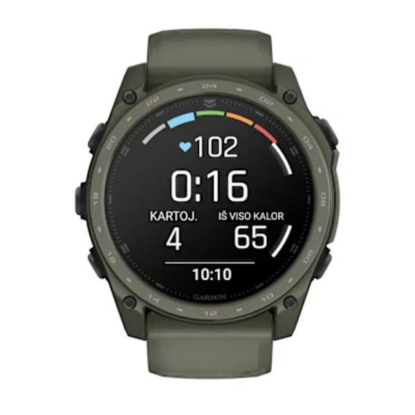 Garmin tactix&reg; 8 &ndash; 51 mm, AMOLED sportinis laikrodis (alyvos žievelės spalvos &bdquo;Cerakote&reg;&ldquo; danga)