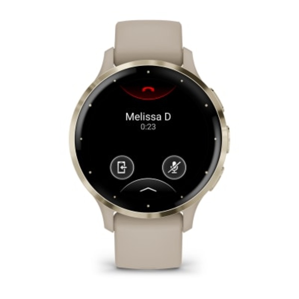 Garmin Venu&reg; 3S i&scaron;manusis sportinis laikrodis (&Scaron;viesaus aukso spalvos / Žalsvai pilkos spalvos)