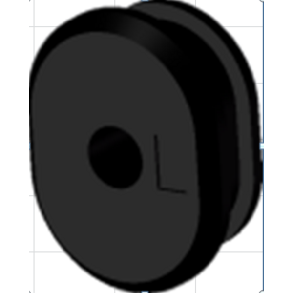 Left side light rubber for Inokim OX