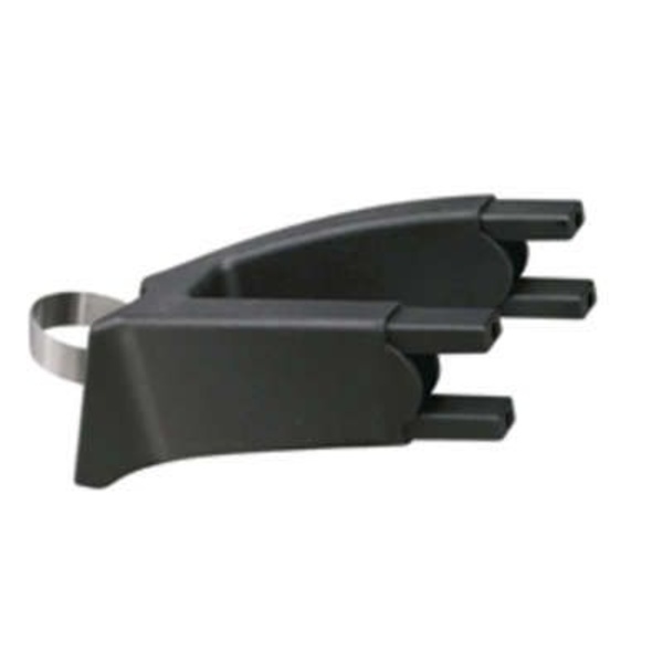 Klickfix attachment of the basket to the saddle shank