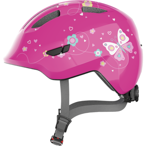 Helmet Abus Smiley 3.0 pink butterfly