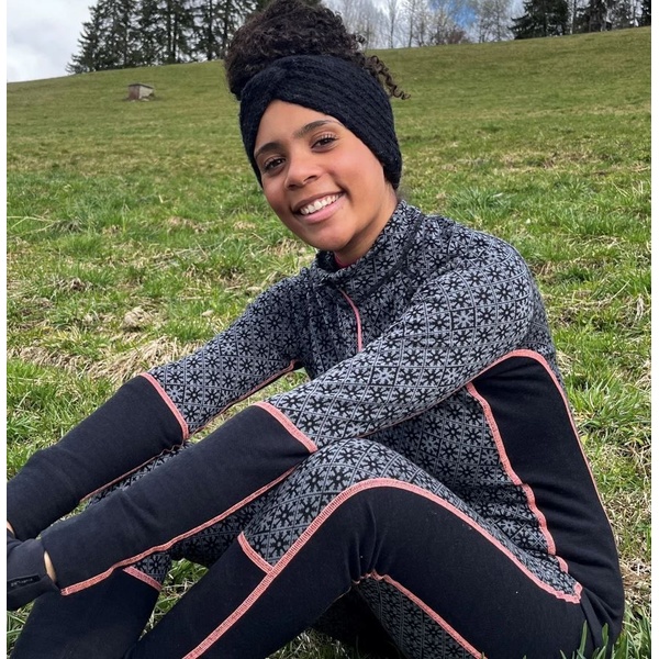 Thermowave mot. Merino Flow Long Sleeve Zippered Black
