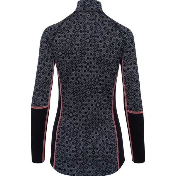 Thermowave mot. Merino Flow Long Sleeve Zippered Black