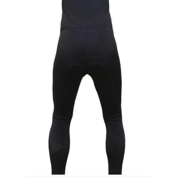 Cycling bib for men APURA 2.0 black/yellow