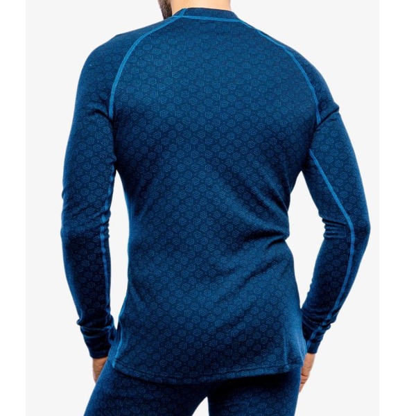 Termo mar&scaron;kinėliai Thermowave vyr. Merino Xtreme ilgom rankovėm mėlyni