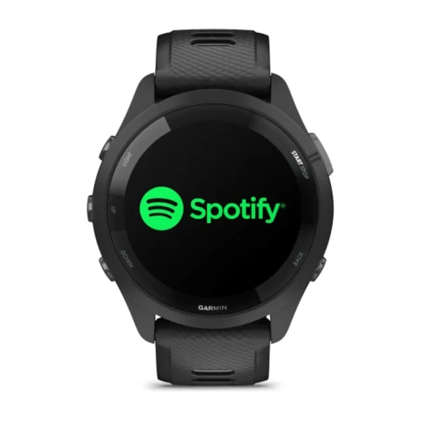 Garmin Forerunner 265 i&scaron;manusis sportinis laikrodis (Juodos spalvos)