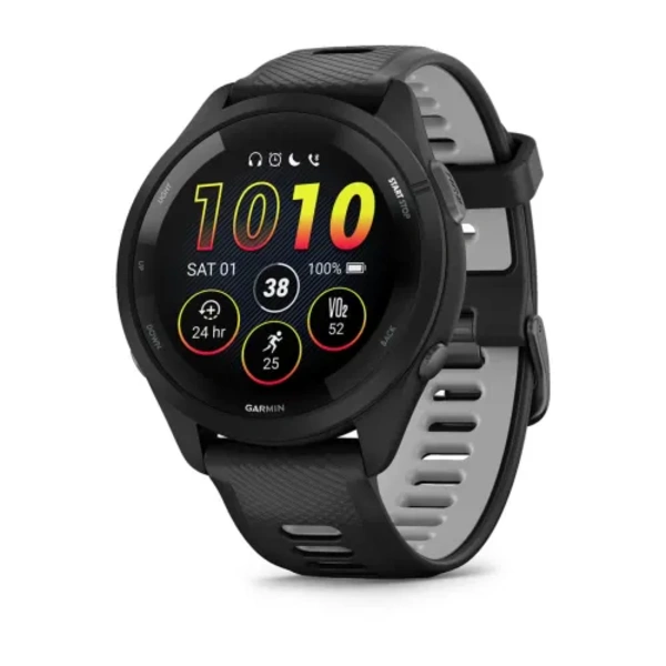 Garmin Forerunner 265 i&scaron;manusis sportinis laikrodis (Juodos spalvos)