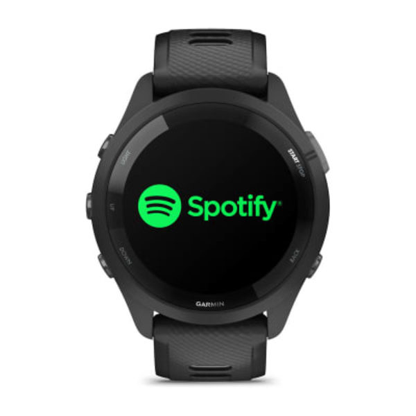 Garmin Forerunner 265 i&scaron;manusis sportinis laikrodis (Juodos spalvos)