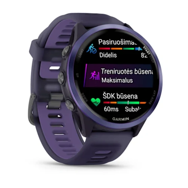 Garmin Forerunner 570 - 47mm i&scaron;manusis sportinis laikrodis (Indigo spalvos)