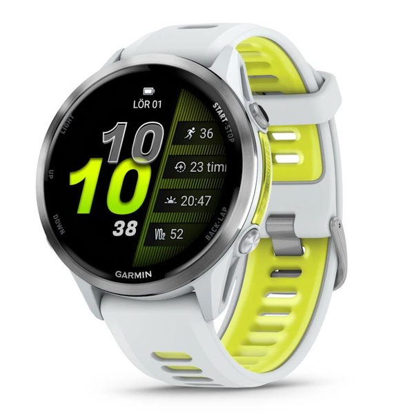 Garmin Forerunner&reg; 970 i&scaron;manusis sportinis laikrodis (Whitestone / Amp)