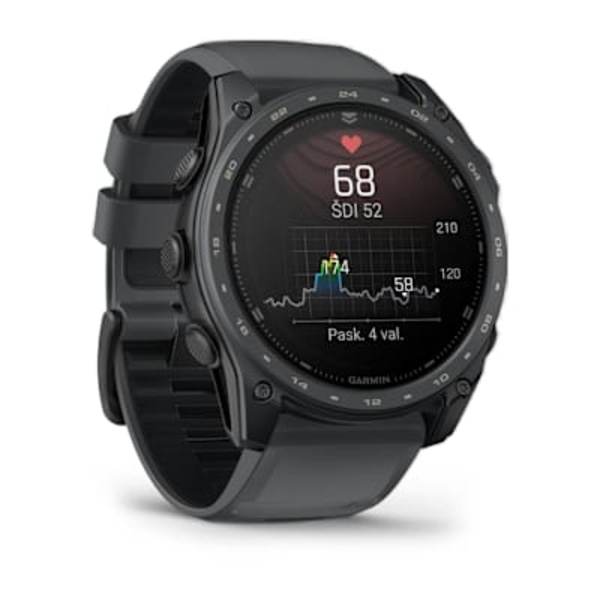 Garmin tactix&reg; 8 &ndash; 51 mm, AMOLED sportinis laikrodis (pilkos skalūno spalvos &bdquo;Cerakote&reg;&ldquo; danga)