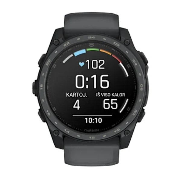 Garmin tactix&reg; 8 &ndash; 51 mm, AMOLED sportinis laikrodis (pilkos skalūno spalvos &bdquo;Cerakote&reg;&ldquo; danga)