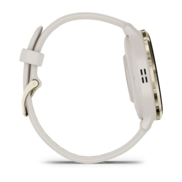 Garmin Venu&reg; 3S i&scaron;manusis sportinis laikrodis (&Scaron;viesaus aukso spalvos / Dramblio kaulo)